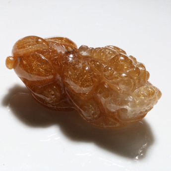 发晶皮丘挂坠 规格48*25.5*20.5mm 重量 37.78克 编码 66000136