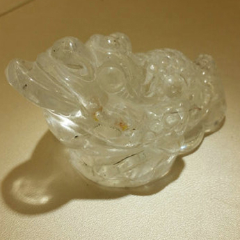 白晶摆件(金蟾) 规格// 重量 // 编码 22000767