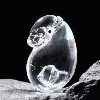 绿幽灵特色雕刻挂坠 规格30*20*13.5mm 重量 11.01克 编码 82200388