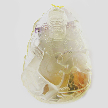 黄晶密宗财神挂坠 规格/mm 重量 /克 编码 61000262
