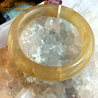 发晶手镯 规格80*19*10/ 重量 91.02/ 编码 80001121
