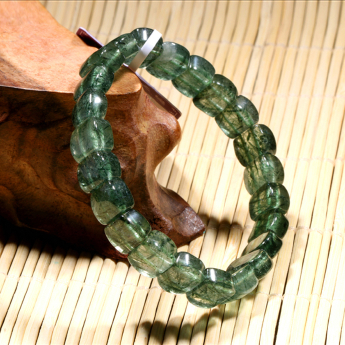 绿碧发圆扁形手链 规格10mm 重量 // 编码 92000156