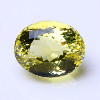 冰种黄晶戒面 规格20*16*13.5/ 重量 5.39克 编码 92200915