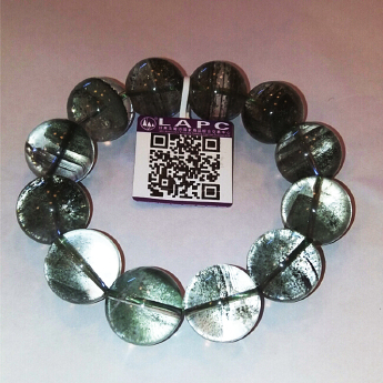 金发晶圆形手链 规格9.5mm 重量 23克 编码 92102580