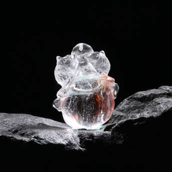 红胶花特色挂坠 规格32*25*11mm 重量 // 编码 93000789