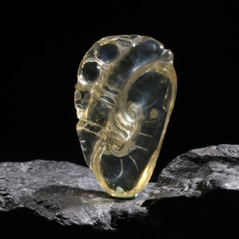 冰种黄晶特色挂坠 规格32*53mm 重量 // 编码 93000815