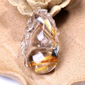 泰晶特色挂坠 规格25*44mm 重量 // 编码 93000372