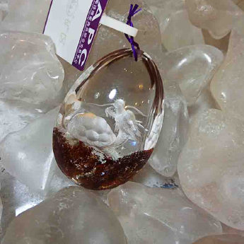 幽灵内雕龙鱼挂坠 规格30*27*14*mm 重量 15克 编码 92201459