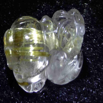 泰晶皮丘挂坠（板金） 规格18*16*13.5mm 重量 9.13克 编码 92201906