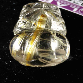 泰晶皮丘挂坠（板金） 规格/mm 重量 16.89克 编码 92201954