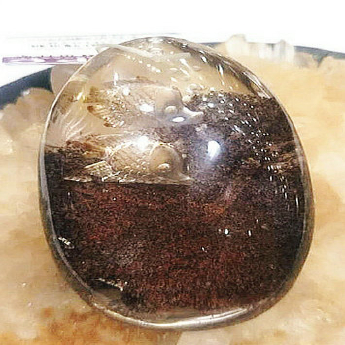 幽灵内雕双鱼挂坠 规格48*32*17mm 重量 /克 编码 92101678