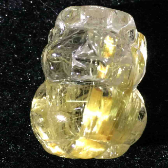 泰晶皮丘挂坠（板金） 规格26*17*14mm 重量 10.22克 编码 92202004