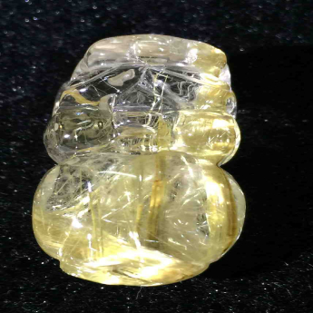 泰晶皮丘挂坠（板金） 规格34.5*17*16*mm 重量 15.33克 编码 92202010