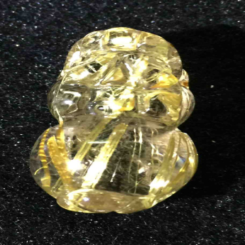 泰晶皮丘挂坠（板金） 规格33*19*17mm 重量 16.25克 编码 92202037