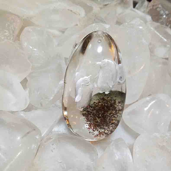 幽灵内雕企鹅挂坠 规格46*26*16*mm 重量 24.85克 编码 92102434