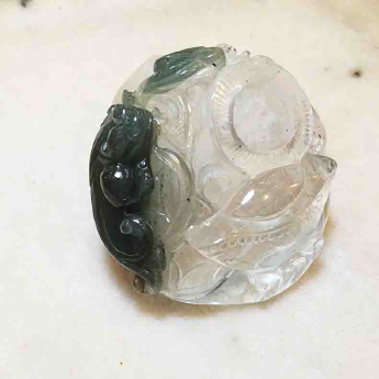 幽灵俏色挂坠 规格43.5*49*17mm 重量 // 编码 92103183