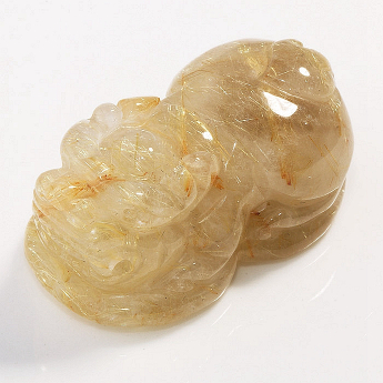 发晶皮丘挂坠 规格28.5*17*15.5mm 重量 // 编码 92103435
