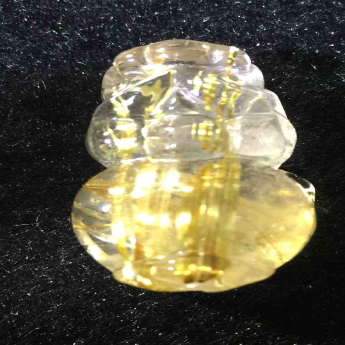 泰晶皮丘挂坠（板金） 规格30*17*15mm 重量 11.67克 编码 92202099