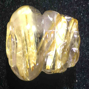 泰晶皮丘挂坠（板金） 规格32*21*15*mm 重量 16.56克 编码 92202136