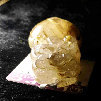 泰晶皮丘挂坠（板金） 规格// 重量 26.74克 编码 92202213