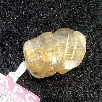 泰晶皮丘挂坠（板金） 规格17.5*16*12mm 重量 8.86克 编码 92202243