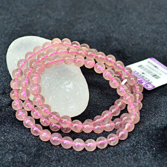 草莓晶圆形佛珠手串（3圈） 规格7-7.5/ 重量 // 编码 92104064