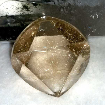 发晶大卫星挂坠 规格30*30mm 重量 // 编码 91000164