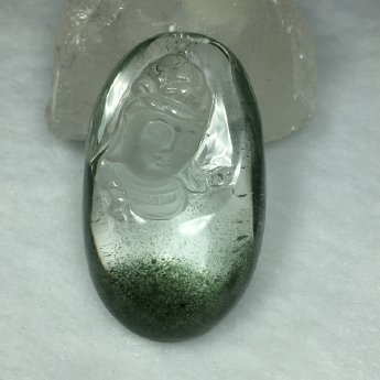 绿幽灵大师雕刻观音挂坠 规格/mm 重量 /克 编码 92105587