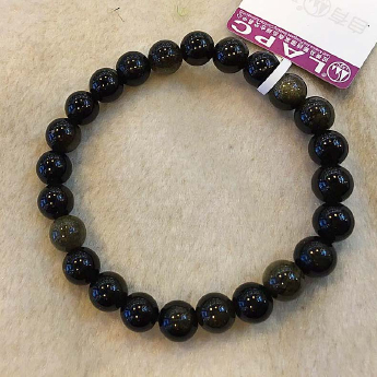黑曜石圆形手链（彩虹眼）82102746