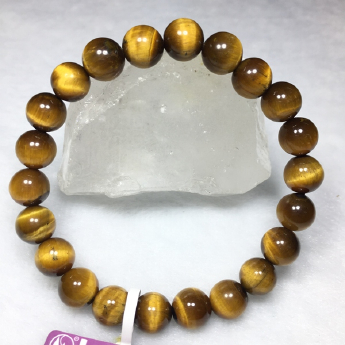 黄虎晶圆形手链 规格8mm 重量 // 编码 82102990