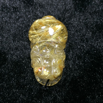 冰种泰晶板金皮丘挂坠 规格// 重量 12.6克 编码 92251901