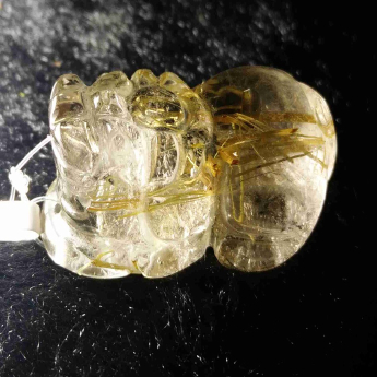 泰晶皮丘挂坠（中小） 规格/mm 重量 10.48克 编码 92252022