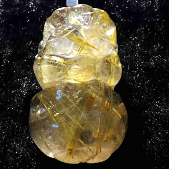 泰晶皮丘挂坠 规格32*19*15mm 重量 /克 编码 92202654