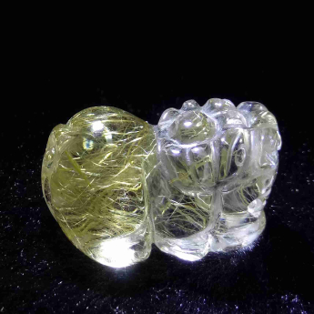 发晶皮丘挂坠 规格/mm 重量 20克 编码 92202823
