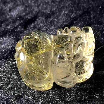 发晶皮丘挂坠 规格38*24*17mm 重量 /克 编码 92202842