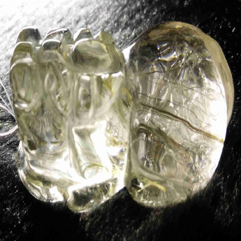 发晶皮丘挂坠 规格/mm 重量 23.75克 编码 92202880