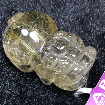 发晶皮丘挂坠 规格/mm 重量 25.7克 编码 92202887