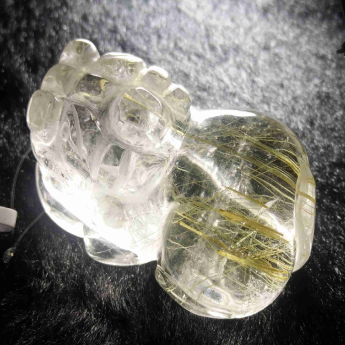 发晶皮丘挂坠 规格45*21*18mm 重量 // 编码 92202905