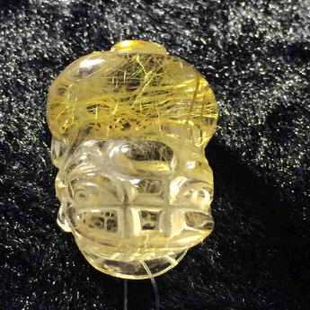 发晶皮丘挂坠 规格/mm 重量 14.88克 编码 92202913