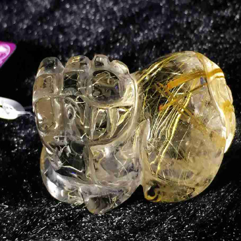 发晶皮丘挂坠 规格36*23*16mm 重量 20.84克 编码 92202916