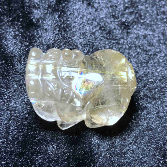 发晶皮丘挂坠 规格37*22*19mm 重量 24.02克 编码 92202937