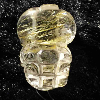 发晶皮丘挂坠 规格/mm 重量 19.05克 编码 92202939