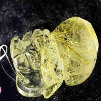 发晶皮丘挂坠 规格/mm 重量 19.07克 编码 92202963
