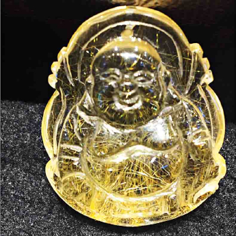 发晶笑佛挂坠92900407