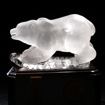 北极熊摆件（水晶大王收藏）规格重量编号92900006
