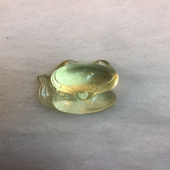 黄晶狐狸挂坠 规格23*34mm 重量 12克 编码 82102770