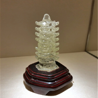 黄晶文昌塔摆件 规格90*22/ 重量 // 编码 33002534