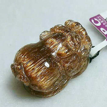 铜顺发皮丘挂坠 规格28*18*15mm 重量 14.15克 编码 92105597