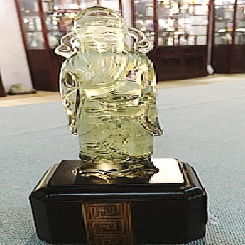 黄晶财神摆件 规格// 重量 // 编码 92501598