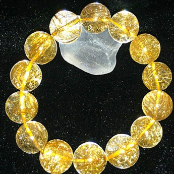 杂发晶圆形手链 规格11mm 重量 // 编码 65000316